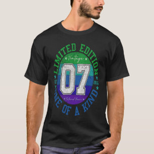 2016 7 jaar oud 7e verjaardag t-shirt