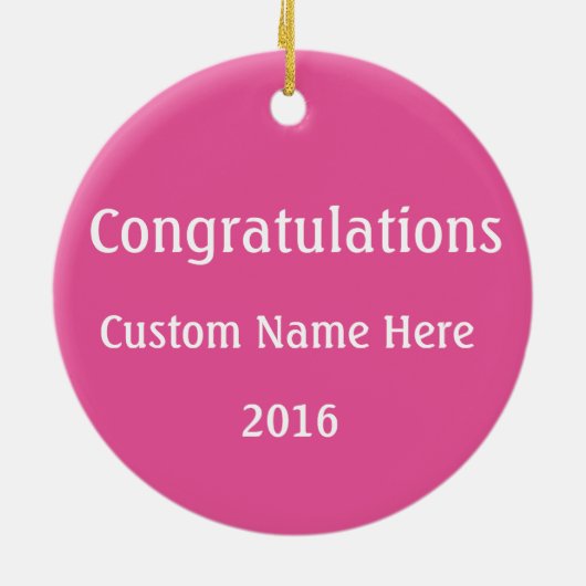 2016 Aangepaste afbeelding Skating Ornament (Achterkant)