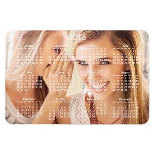 2016 Aangepaste kalenders Grote Flexibele Magneten