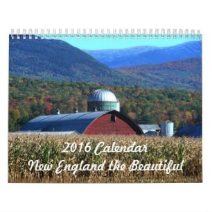 2016 Agenda  New England de mooiste Kalender