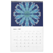 2016 Agenda Shalom Blue Hearts Single Page Kalender (Mar 2027)