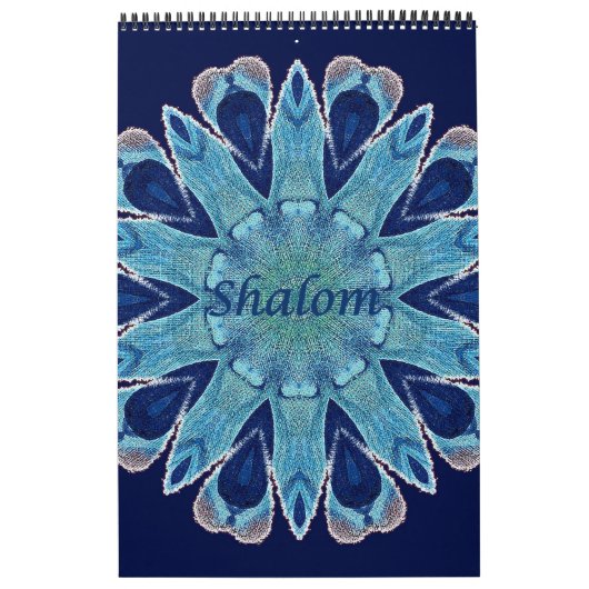 2016 Agenda Shalom Blue Hearts Single Page Kalender (Hoes)