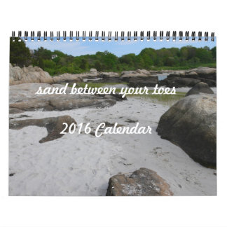 2016 Agenda Zand Tussen Mijn Tenen Kalender