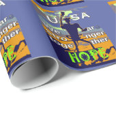 2016 Amerikaanse verkiezing Hillary Clinton hope S Cadeaupapier (Rol Hoek)