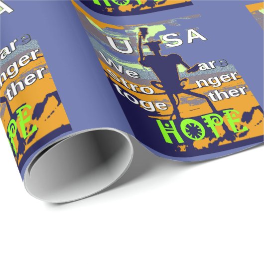 2016 Amerikaanse verkiezing Hillary Clinton hope S Cadeaupapier (Rol Hoek)