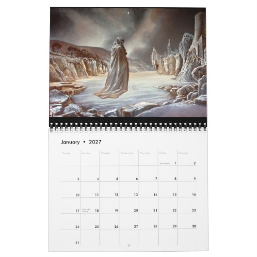 2016 Art Calendar ~ Philip Rubinov Jacobson Kalender (Jan 2027)