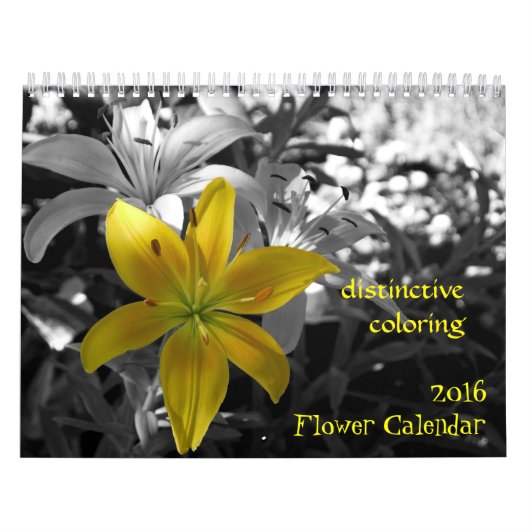 2016 Bloemencalender Kalender (Hoes)