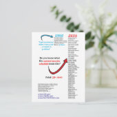 2016 CDC Autism Vaccin Schedule Shot Immunisation Briefkaart (Staand voorkant)