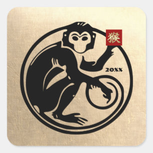 2016 Chinees Jaar Stickers van de Gift van de Aap