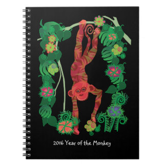 2016 Chinese Fire Monkey, aangepast notebook Notitieboek