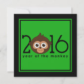 2016 Chinese nieuwjaarsuitnodiging Kaart (Voorkant)