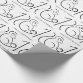 2016 Chinese Zodiac Monkey Line Art Tekening Cadeaupapier (Hoek)
