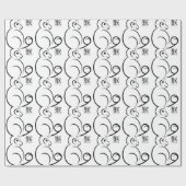 2016 Chinese Zodiac Monkey Line Art Tekening Cadeaupapier (Vlak)