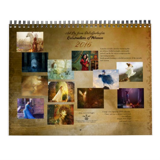 2016 Dames in Art Agenda Kalender (Achterkant)