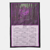 2016 Faded Lavender Dreams Cloth Calendar Theedoek (Verticaal)