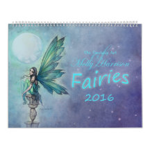 2016 Feeënkalender door Molly Harrison Fantasy Art