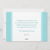 2016 Feestelijke GELUKKIG ELK DING Kerstkaart (Achterkant)