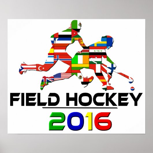 2016: Field Hockey Poster (Voorkant)