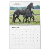 2016 Friesian Horse Calendar met Bijbelversies Kalender (Mar 2026)