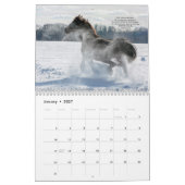 2016 Friesian Horse Calendar met Bijbelversies Kalender (Jan 2027)
