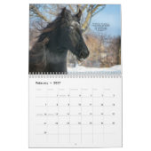 2016 Friesian Horse Calendar met Bijbelversies Kalender (Feb 2027)