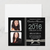 2016 Glitter- en Glam-Afstuderen met Afstudeerders Kaart (Voorkant / Achterkant)