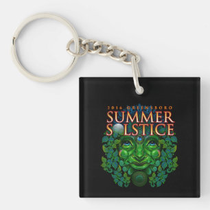 2016 Greensboro Summer Solstice Festival Aandenken Sleutelhanger