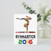2016: Gymnastiek Briefkaart (Staand voorkant)