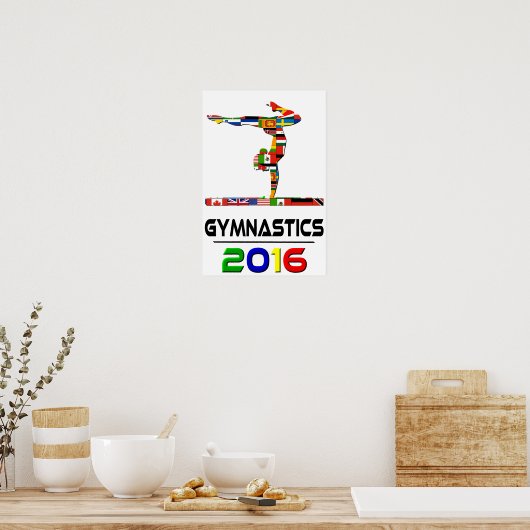 2016: Gymnastiek Poster (Keuken)