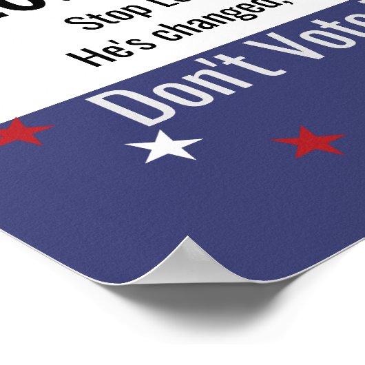 2016 is het jaar van Gone Vote Harris Poster (Hoek)