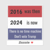 2016 is voorbij sticker (Vel)