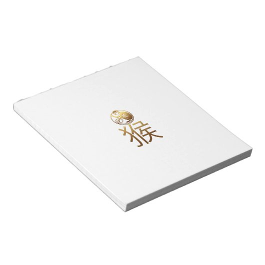 2016 Jaar met goudreliëfdruk - 1- Notitieblok (Schuin)