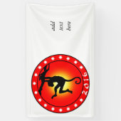 2016 Jaar van de aap Spandoek (Verticaal)