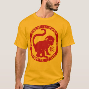 2016 jaar van de apenstaak t-shirt