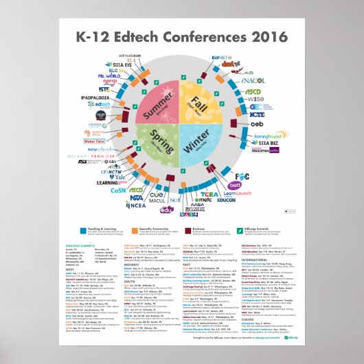 2016 K-12 Edtech Conferences Poster (Voorkant)
