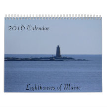 2016 Kalender Maine Vuurtorens