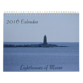 2016 Kalender Maine Vuurtorens