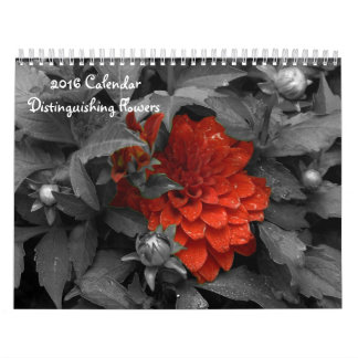 2016 Kalender Onderscheidende Bloem kalender