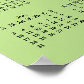 2016 kalender regels voor onze klas poster (Hoek)