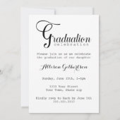 2016 Kalligrafie Afstuderen Fotofeest Uitnodiging (Achterkant)