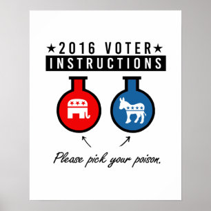 2016 KIEZERHANDLEIDING - Kies je vergif - - .pn Poster