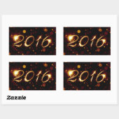 2016 (koplampen) rechthoekige sticker (Vel)