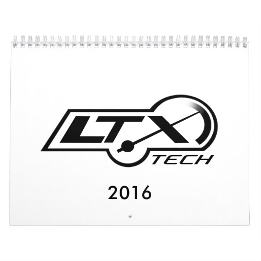 2016 LTxTech.com 15 maanden agenda! Kalender (Hoes)
