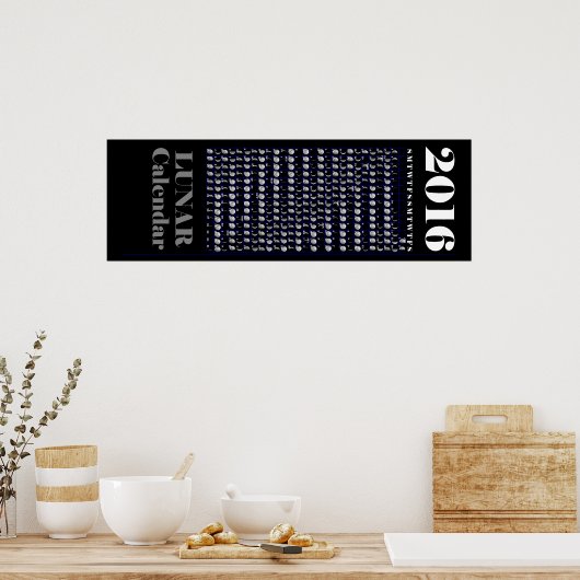 2016 Lunar Calendar Poster (Keuken)