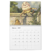 2016 Middelgrote Alice in het Wonderland-kalender Kalender (Feb 2027)