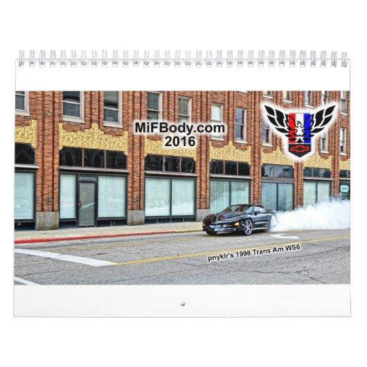 2016 MiFBody.com Agenda! Kalender (Hoes)
