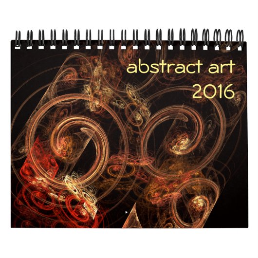 2016 Moderne Abstracte kunst Kalender (Hoes)