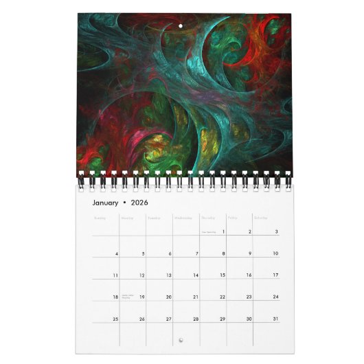 2016 Moderne Abstracte kunst Kalender (Jan 2026)