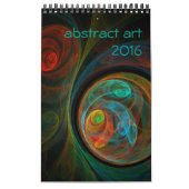 2016 Moderne Abstracte kunst Kalender (Hoes)