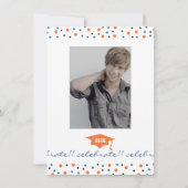 2016 Moderne afstudeerfeestuitnodiging - Sinaasapp Kaart (Achterkant)